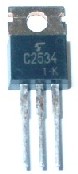 2SC2534　　500V/2A/20W  TO220