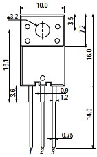 2SC4632    TO220　　1500V　0.1A　2W