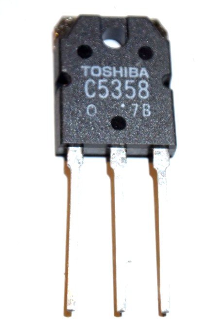 2SC5358　　230V　15A　150W　FT/30MHz　Cob/200pF　10pcs