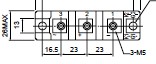 PE25GB-80　　　THYRISTOR MODULE