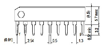 LA3210　　シングルイン9pin