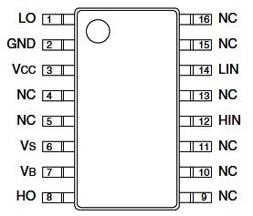 M81708FP　6 0 0 V 耐圧でハーフブリッジ接続のI G B T　MOSFET駆動用として設計