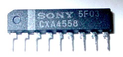 CXA4558S　　SONY   シングルイン4558　OP-AMP