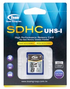 SDHC  UHS-1  8GB     TG008G0SD3FT