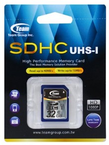 SDHC  UHS-1  32GB     TG032G0SD3FT