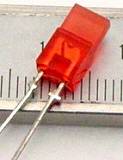 LED  2段四角  2X5mm  Red  10pcs