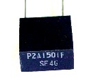 双信　　  P2A  1501F   100V/1500pF   ±1%　　10x10x5mm