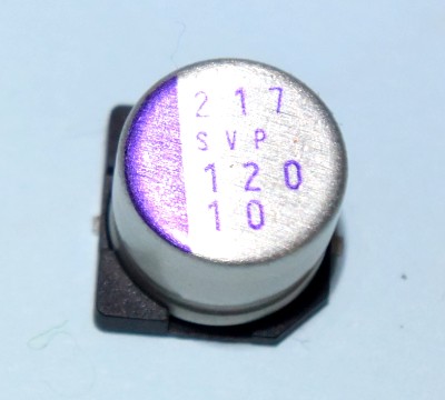 10V/120uF 　　10SVP120M