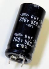 200V/560uF　marcon　DUF-M　φ22x45　105℃