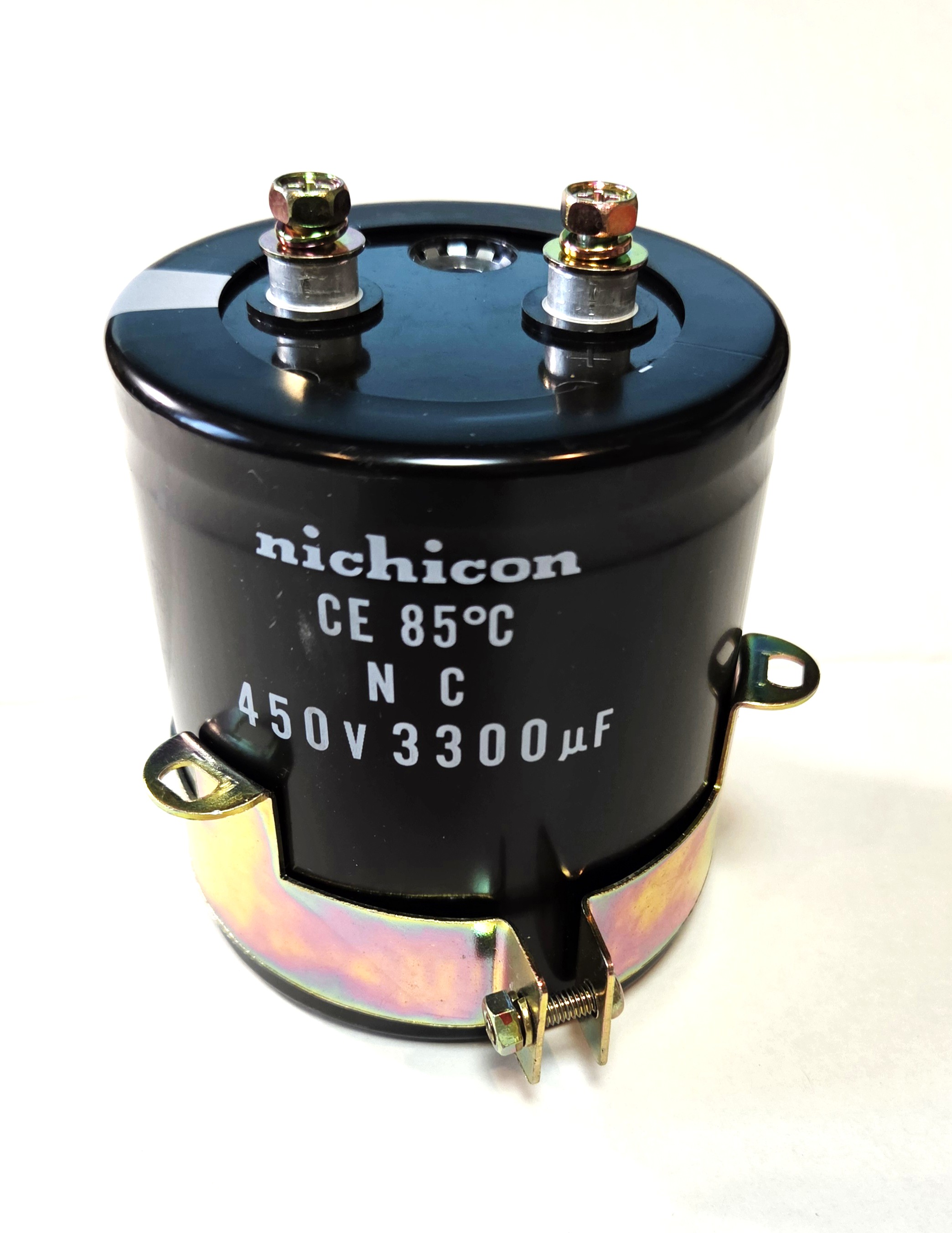 450v/3300UF nichicon CE85℃　高さ87mm（ねじ端子部分別）　φ75mm　