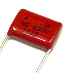 END630S33K0　　　0.033uF/630V　FARAD社　POLYESTER　FILM　CAPACITOR　　1個