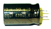 50V  470uF    FOR AUDIO  RFO-50V471MI5Ｐ#-Ｆ    Ｇold    ELNA  12.5Φx20    1pcs