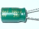 25V  100uF    25ME100AX      SANYO  MFD  Gold  Audio   1pcs