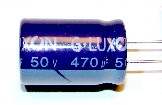 50V  470uF    EGR477M050T1A1L200    Φ13x20  G  LUXON  1pcs