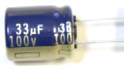 100V  33uF    EEUFC2A330    105℃  Φ10x13