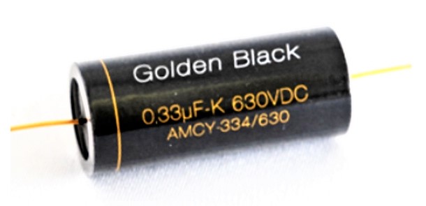 AMCY-334/630   630V/0.33uF:アルミ箔オイル・コンデンサー Golden Black