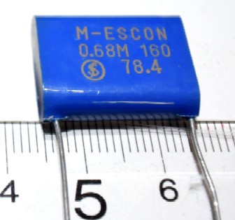 0.68uF/160V M-ESCON