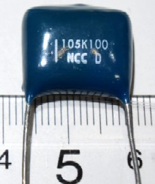 1uF/100V  NCC