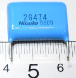 0.47uF 400V  Nitsuko  2G474