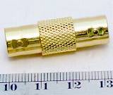 BNC-A-JJ-G   BNC　connector　w/roulette　gold