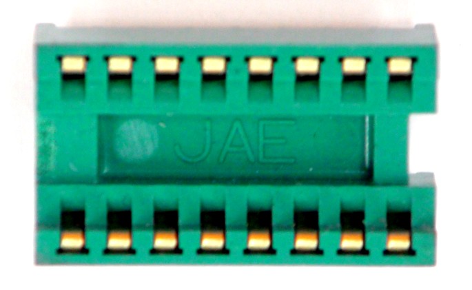 JAE 16pin 金/緑色