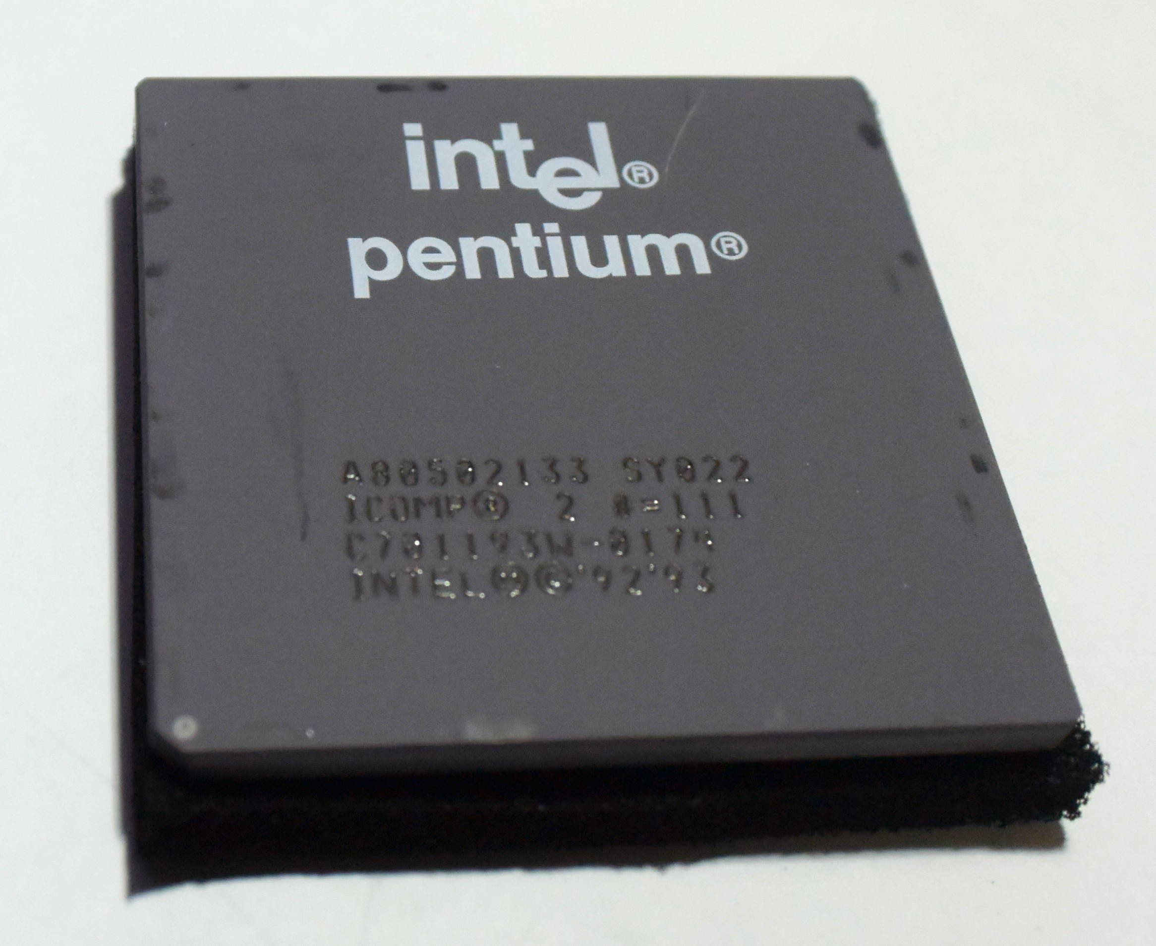 intel Pentum-133　A80502133 133MHz  SPGA-296pin