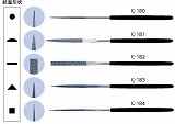 K-183　ダイヤモンドヤスリ　　粒度:#200　　形状:三角