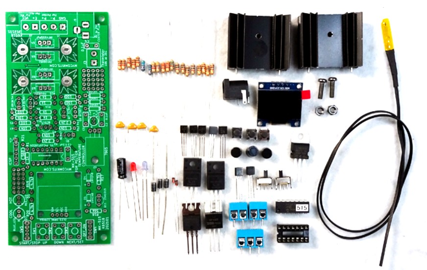 MK515　零下から高温まで制御。保温・保冷・培養に最適。ペルチェ素子用PWM方式温度コントローラキット(ハンダ付け必要)
