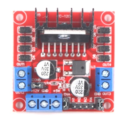 L298N」を使用したHブリッジモータードライブ基板